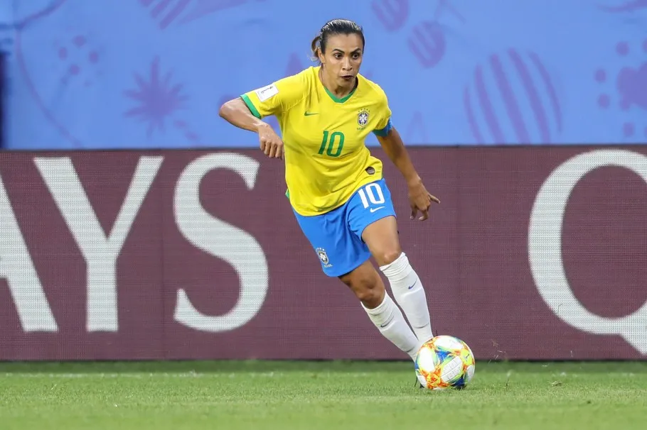 Marta foi a brasileira com melhor colocação na lista, na 32ª posição