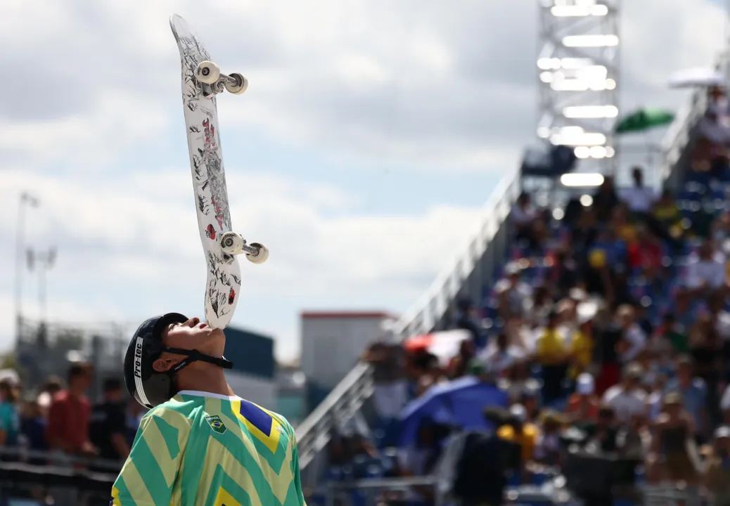 "Japinha" conquista segundo bronze olímpico do Brasil em provas de skate