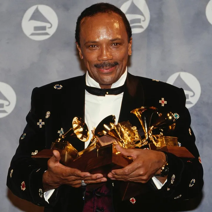 Quincy ganhou 28 grammys ao longo de sua trajetória profissional