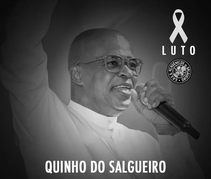 Quinho morreu de insuficiência respiratória, segundo a família