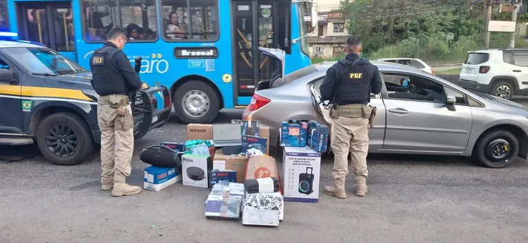 Os produtos haviam sido subtraídos de diversas lojas localizadas em Cabo Frio, na Região dos Lagos