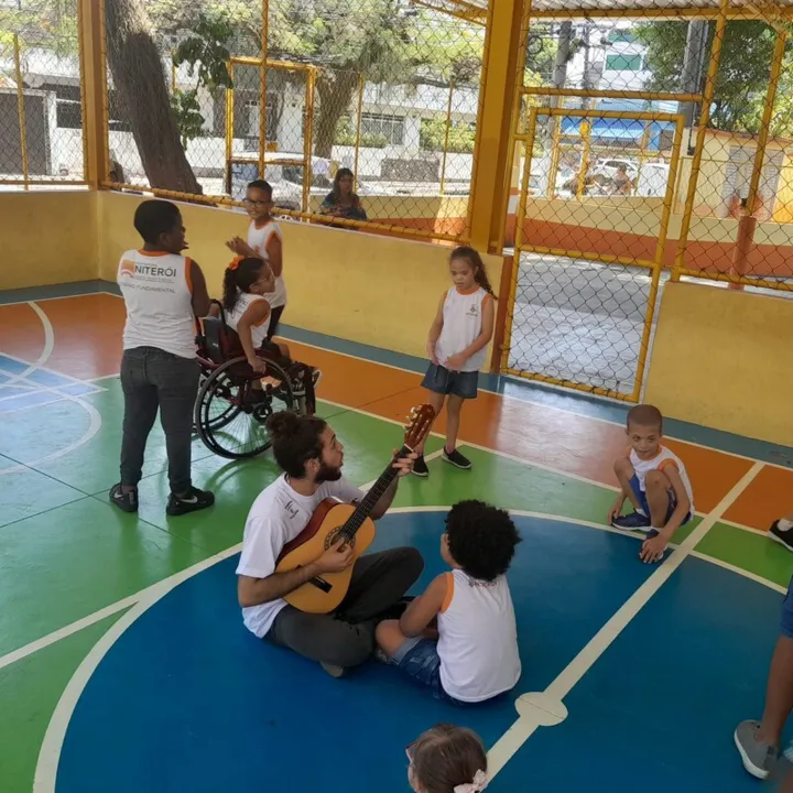 Aula de capoeira