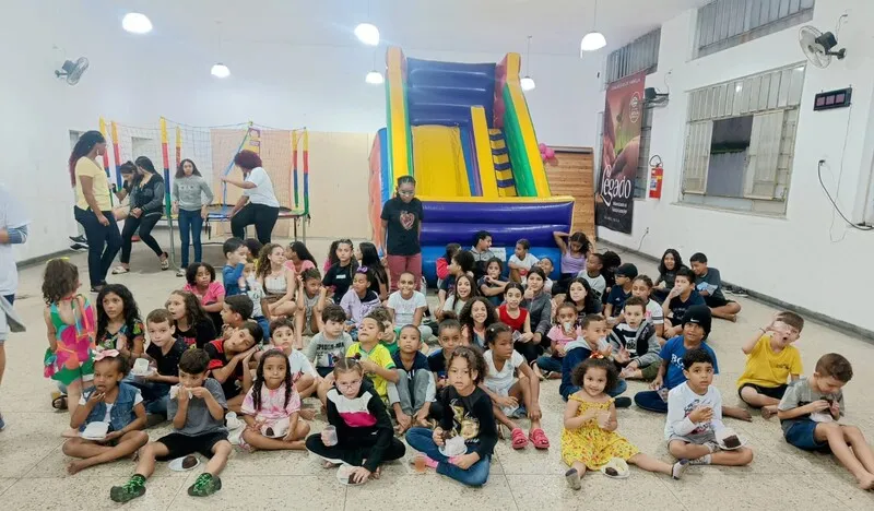 Evento organizado pelas ONGs no Dia das Crianças