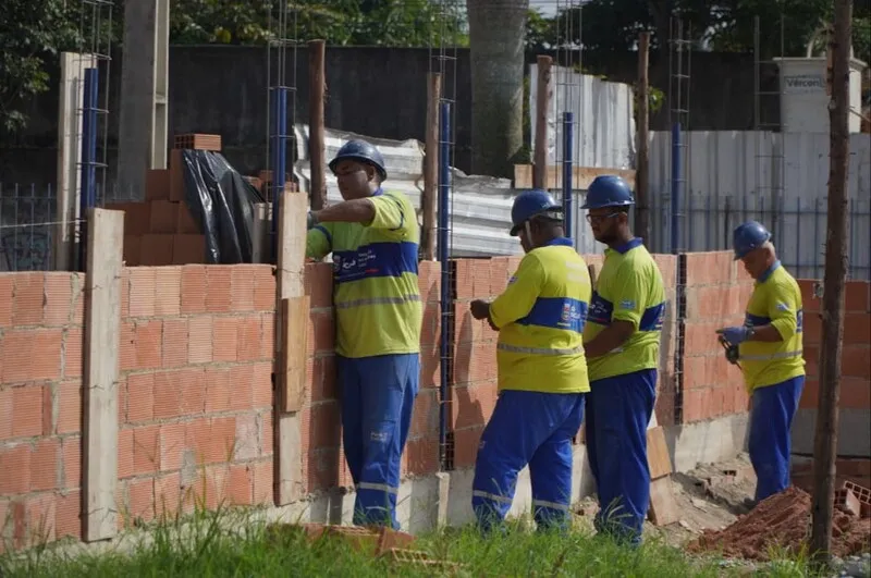 Obras na Praça da Lagoinha