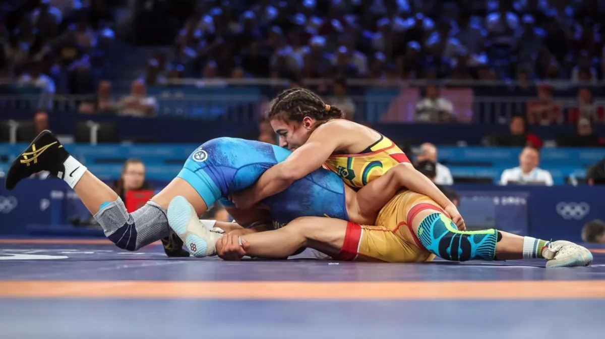 Giullia Penalber terminou na quinta colocação do wrestling nos Jogos Olímpicos de Paris