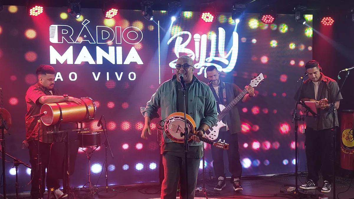 Billy foi a grande atração do Radio Mania Ao Vivo desta quinta-feira