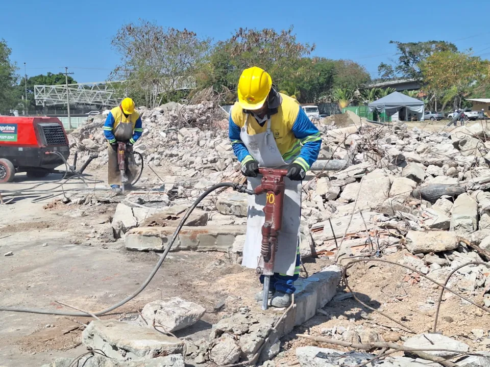 As obras do novo Parque estão a todo vapor