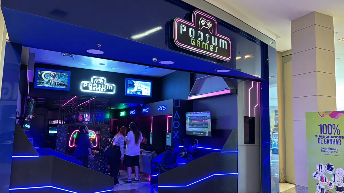 Podium Games no Shopping Partage em São Gonçalo