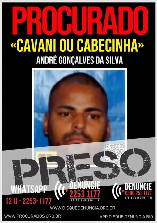 André Gonçalves da Silva, vulgo “Cavani” ou “Cabecinha”, de 38 anos