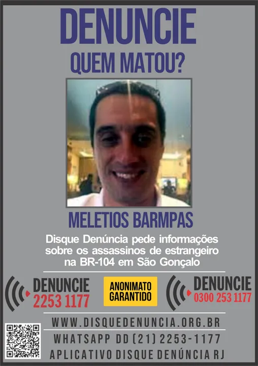 Meletios Barmpas, tinha 46 anos