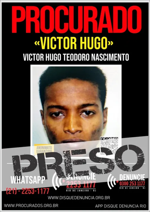 Victor Hugo foi preso na tarde desta segunda-feira (13)