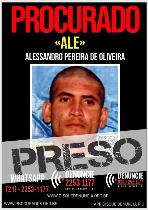 Alessandro Pereira de Oliveira, de 36 anos, foi preso por policiais militares do 7º BPM (São Gonçalo)