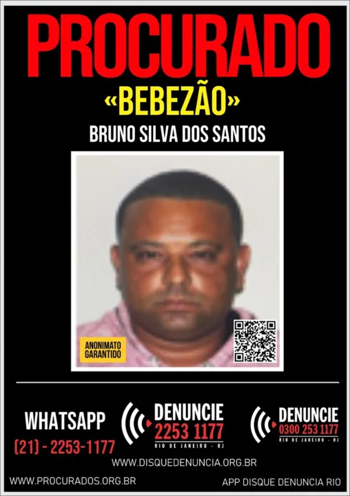 Bruno Silva dos Santos, vulgo “Bebezão”, de 38 anos, é acusado de ser um dos líderes de uma quadrilha de sequestradores que atuava em São Gonçalo