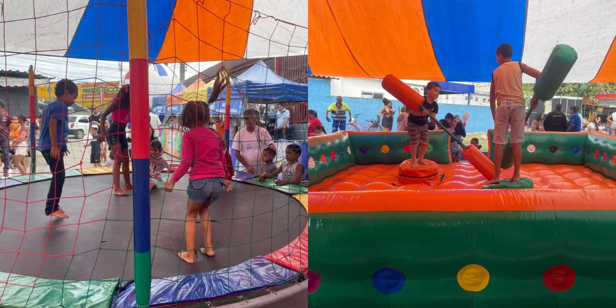 Caravana leva brincadeiras e atividades gratuitas para bairros do município
