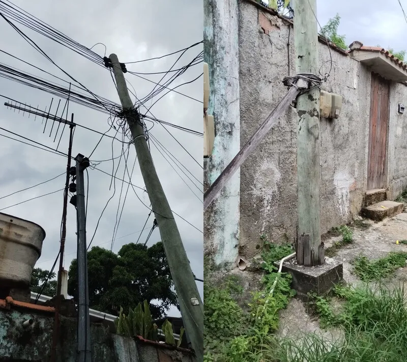 Residentes de imóveis no entorno temem queda iminente