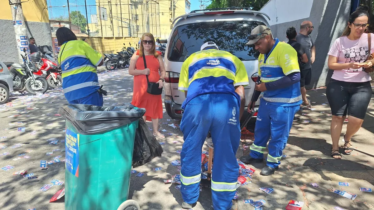 O trabalho rápido foi bem recebido pela população