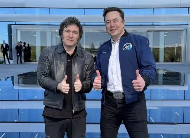 Javier Milei e Elon Musk se encontraram nesta sexta (12)