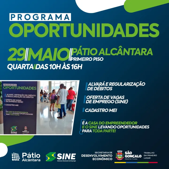 O programa tem objetivo de facilitar o acesso da população aos serviços da Casa do Empreendedor