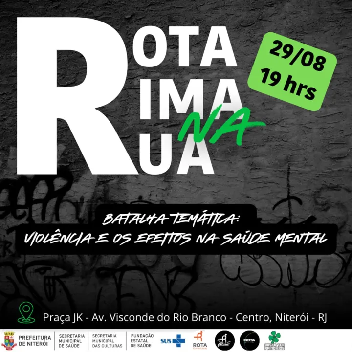 “Rota Rima na Rua” contará com a presença de diversos artistas