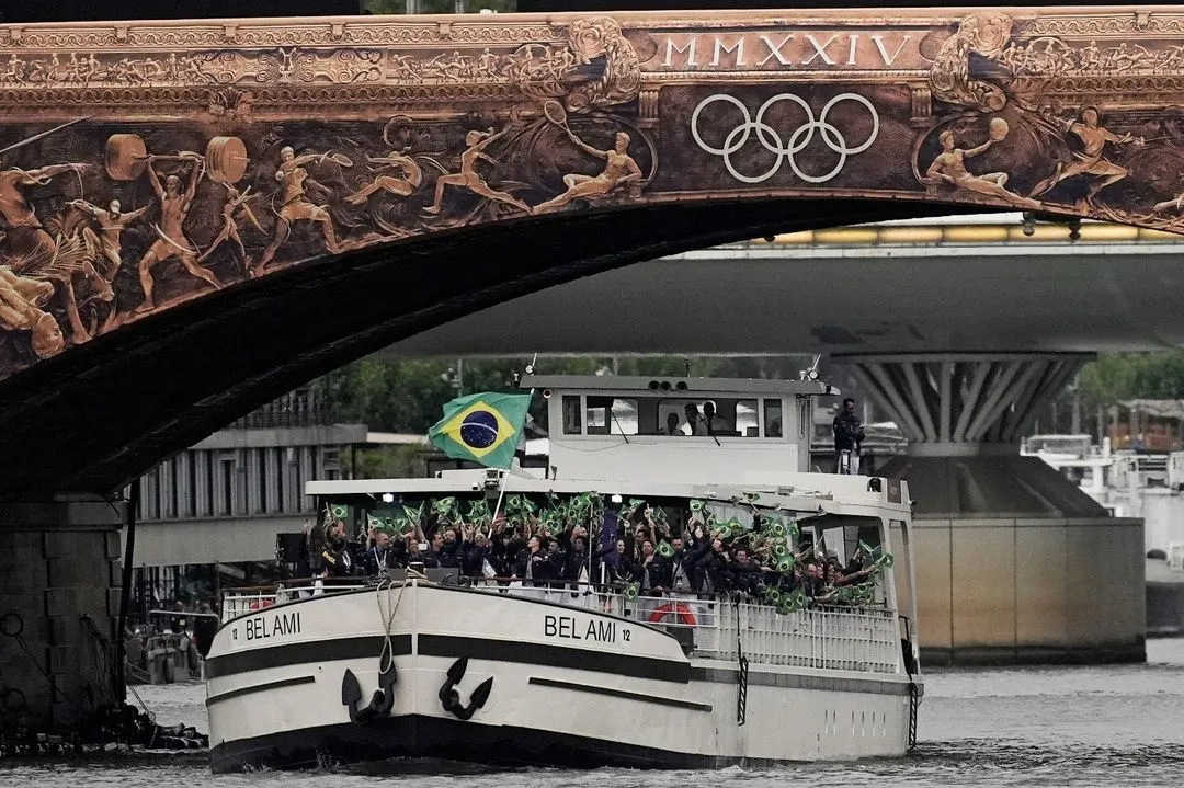 Rio Sena foi palco principal da abertura das Olimpíadas