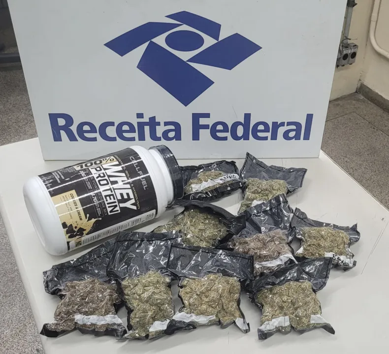 Drogas apreendidas em operação da Receita Federal