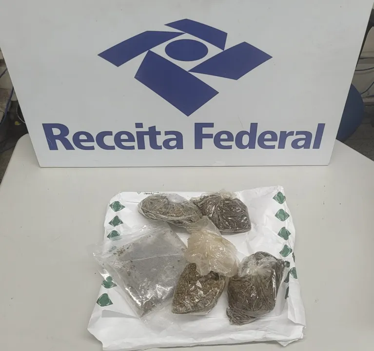 Drogas apreendidas pela Receita Federal