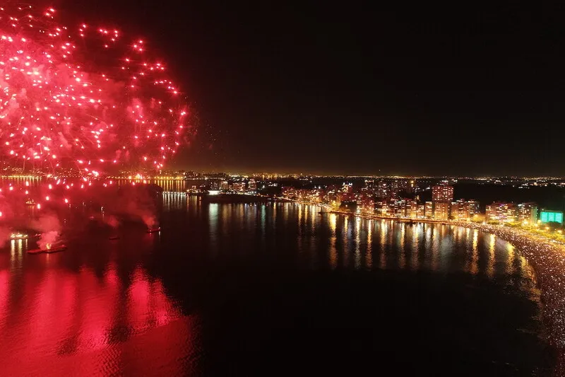 Queima de fogos em Icaraí