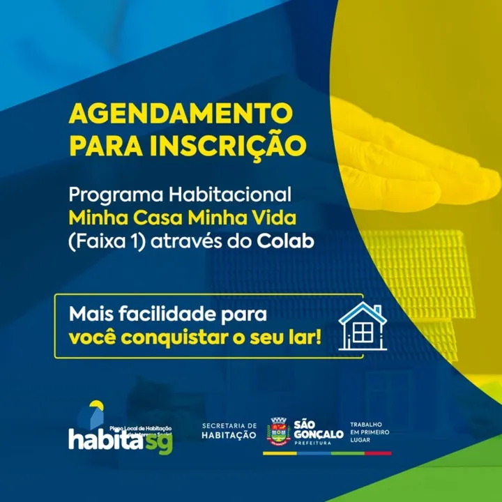 Inscrição deve ser feita pelo app Colab, uma ferramenta digital gratuita