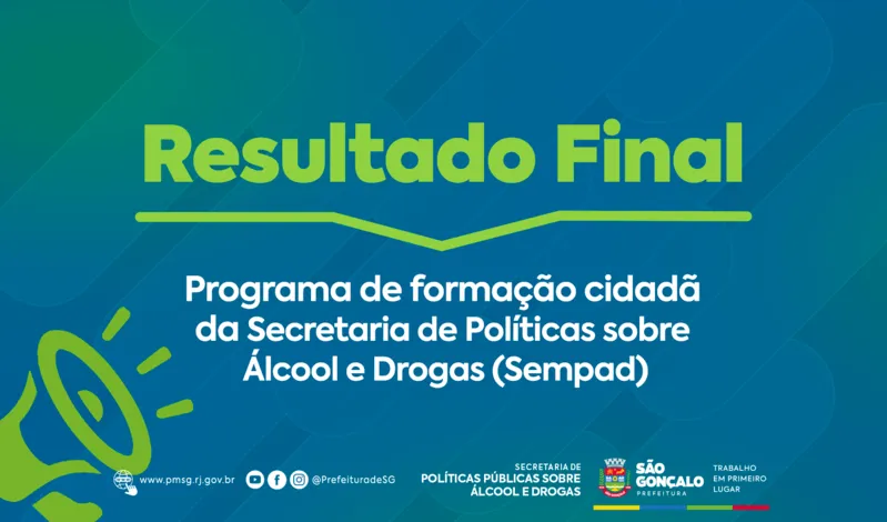 SEMPAD da Prefeitura de São Gonçalo divulga resultado final de contratação temporária