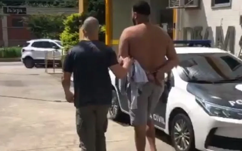 Homem foi preso por agentes da Delegacia de Atendimento à Mulher (Deam) de Nova Friburgo