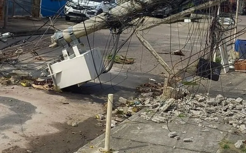 Jardim Catarina foi um dos bairros afetados