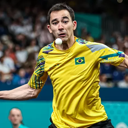 Calderano venceu o francês por 4 sets a 1