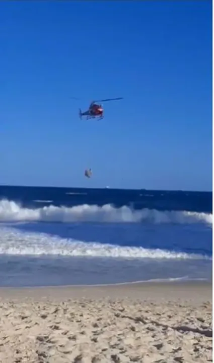 Resgate na Praia de Copacabana