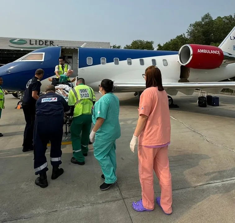 Ele recebeu os primeiros socorros no Pronto-Socorro de Arraial do Cabo e depois foi transferido para o Hospital Estadual Roberto Chabo