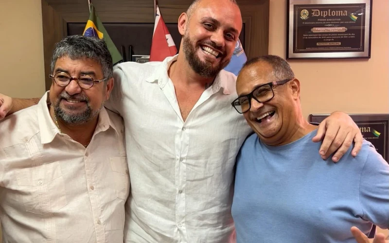 Quaquá, Leandro Vieira e João Carlos Birigu