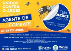 A Prefeitura de Macaé vem intensificando as atividades visando o controle do mosquito Aedes aegypti