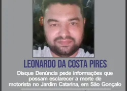 Disque Denúncia busca informações sobre a morte do motorista Leonardo da Costa Pires