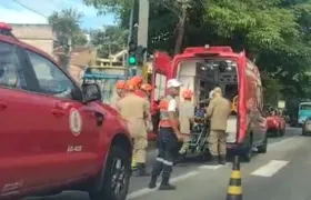 Acidente na Alameda São Boaventura deixa ferido