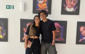 Artista niteroiense realiza exposição de caricaturas em Itaboraí