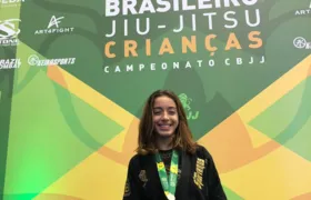 Atleta gonçalense conquista medalha de ouro no Campeonato Brasileiro Kids de Jiu-jitsu