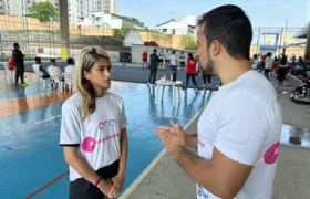 Atleta olímpica refugiada de taekwondo treina em São Gonçalo