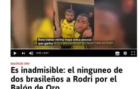 Bola de Ouro: Jornal espanhol critica Gabigol e Lorran por ironia em vídeo sobre Rodri