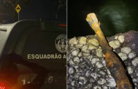 Bomba é encontrada na Praia da Urca, próximo à casa de Roberto Carlos