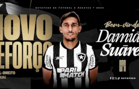 Botafogo anuncia contratação do uruguaio Damián Suárez