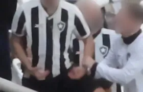 Botafogo vai banir torcedor flagrado fazendo gestos racistas no Nilton Santos