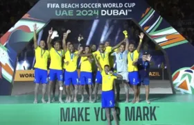 Brasil fatura o hexacampeonato mundial de futebol de areia