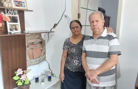 Casal de idosos denuncia consequências de obras na rodovia estadual em Santa Luzia, SG