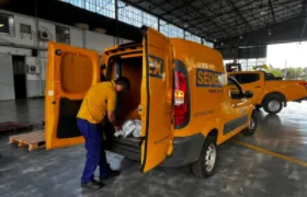 Correios arrecada 9 mil toneladas de donativos para o RS