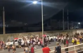 Criminosos fazem arrastão na saída do show do RBD, no Engenhão