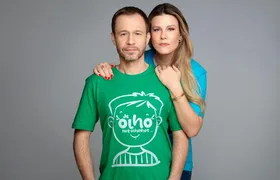 “De Olho nos Olhinhos”: Tiago Leifert e Daiana Garbin realizam a 3ª edição da campanha no Rio e Niterói